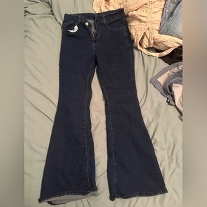 No name high rise bell bottom jeans